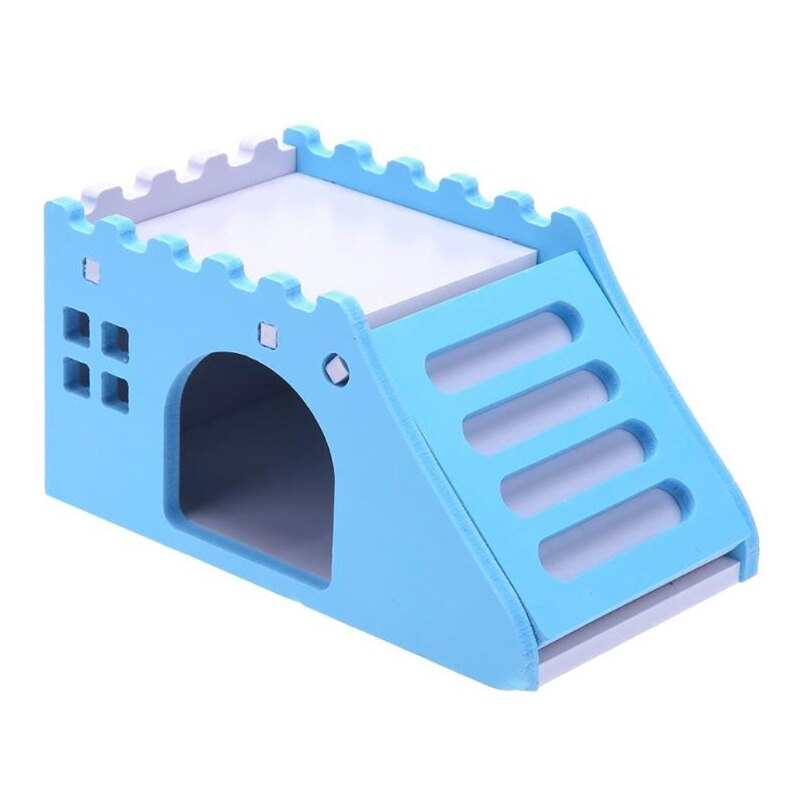View of Hamster Climbing House Cute City Wall Shape Small ... – Vicedeal