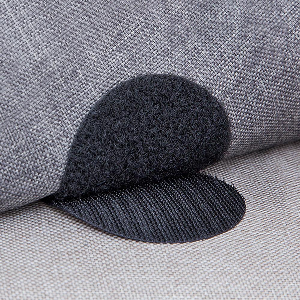 5 Pcs Dubbelzijdig Vaste Magic Sticky Ronde Zelfklevende Haak Lus Pads Non-Slip Houder Voor Sofa laken Tapijt Tafelkleed