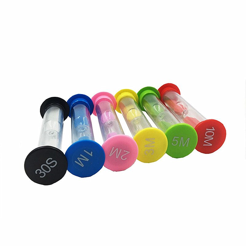 1PC Colorful Hourglass Sandglass Sand Clock Timers Sand Timer Random Colors 1 minute /2 minutes /3 minutes sand clock