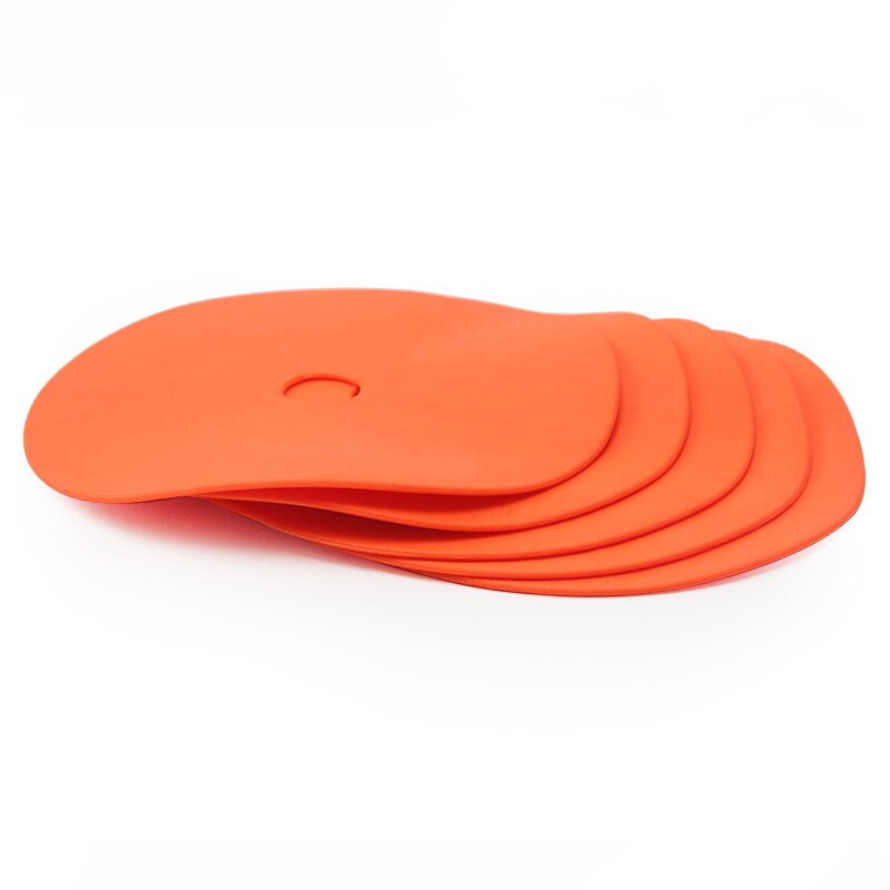 5 pcs Football Field Flat Marker Disc Soccer Basketball Training Aids Sports Entertainment Accessories: Orange