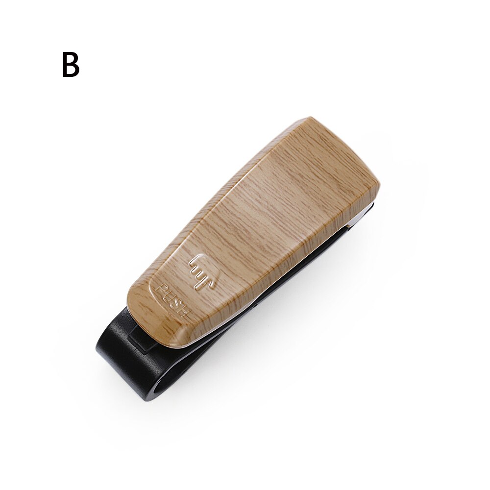 1PC Holz Auto Gläser Halter Für Lesebrille Sonnenbrille Brillen platzierung Auto Fastener Clip Werkzeug 65x25x35mm: 02