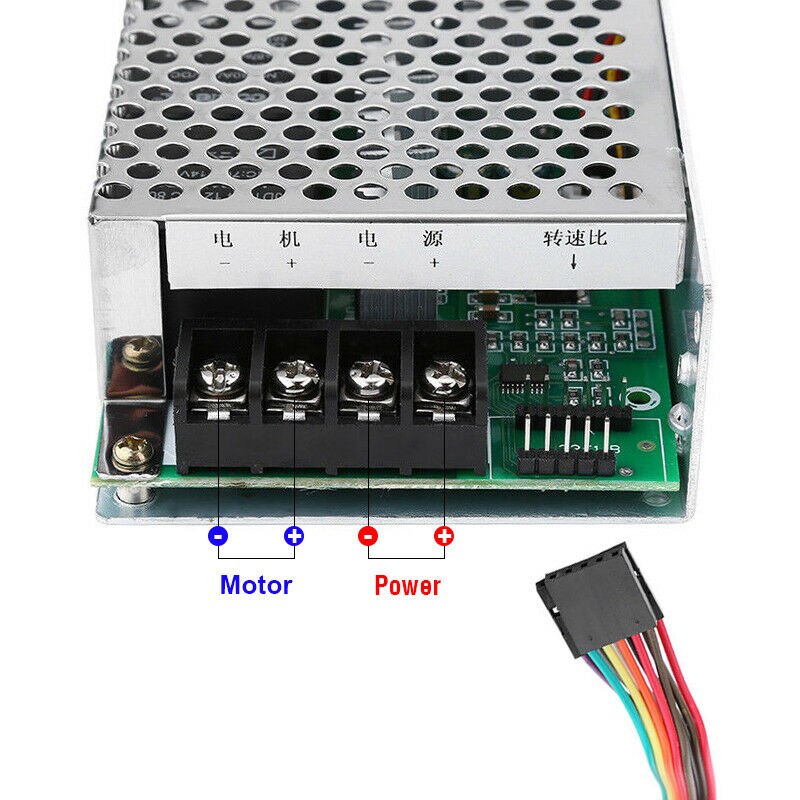 60A module de contrôleur de vitesse PWM | Affichage numérique, 10-55V 0 ~ retournement réglable en avant, moteur DC 12V 24V 36V 48V,