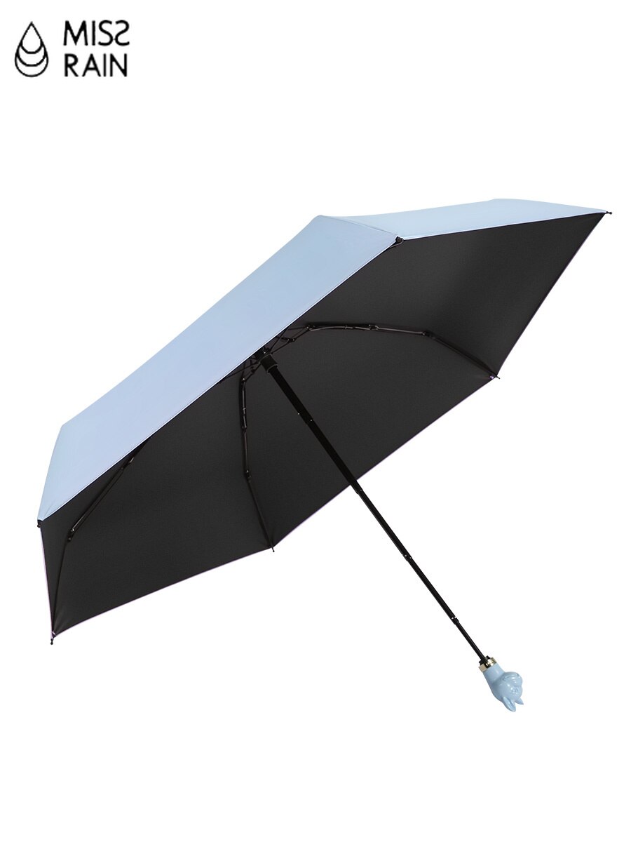 Missrain minificka lyxigt paraply lyxigt hundhandtag femfaldigt damparasoll uv-skydd litet paraplyidéer
