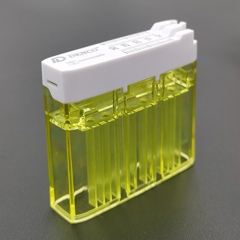 5pcs Dental Endo Files Sterilization Box Multi Function Endo Disinfection Box Autoclavable Measurement Dental Files Organizer