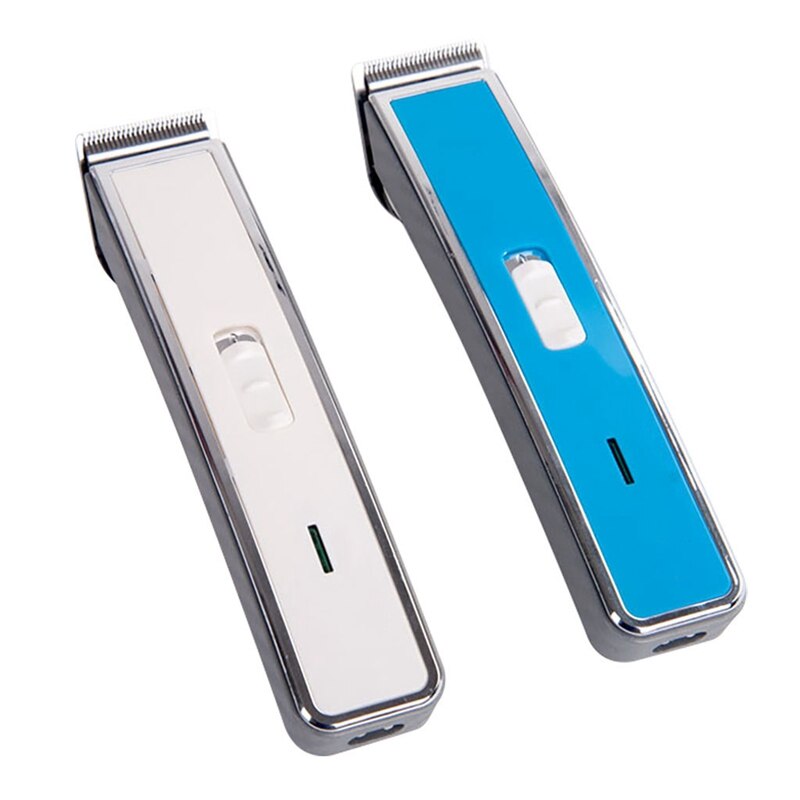 Hair Clipper Charged Electric Push-Clipper Hairdresser Household Mini Hairdresser Shaver Beard Cutting Machine EU Plug(White)