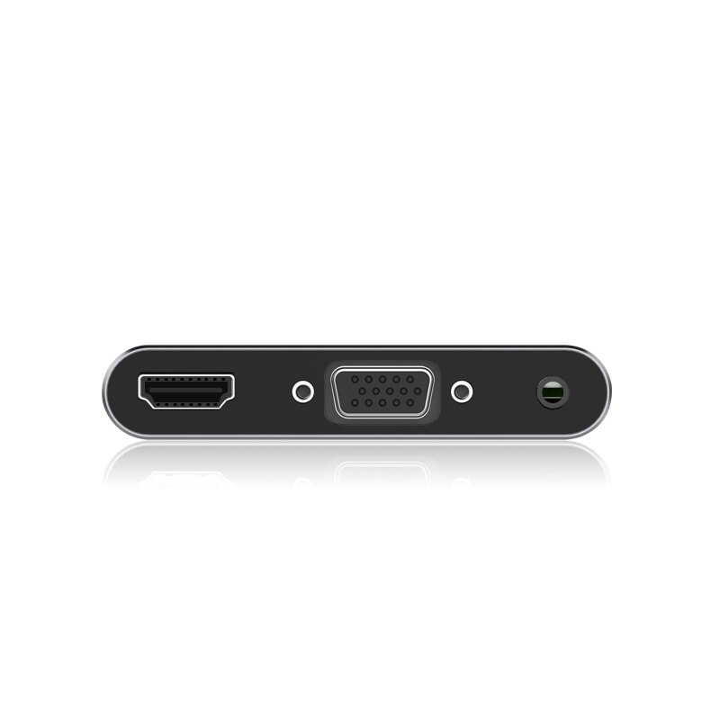 Type-C To HDMI -compatible VGA Hub Three In One Docking Station Usb-C For Apple Xiaomi Notebook To Projector Mobile Phone docki