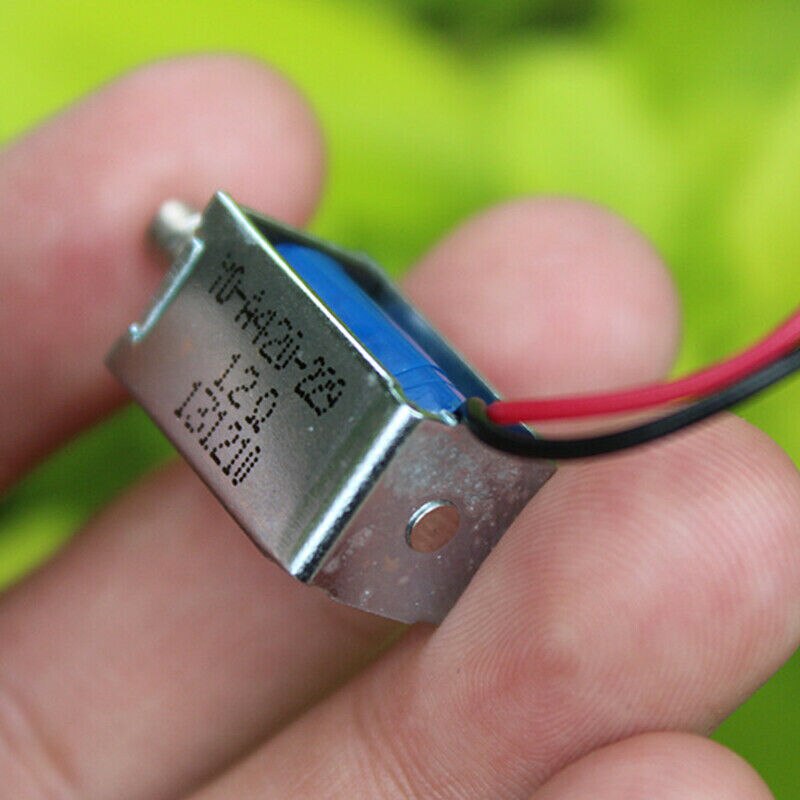 11mm*20mm Micro Suction Frame Electromagnet DC 6V-12V Spring Push Pull Type Rod Solenoid Magnets