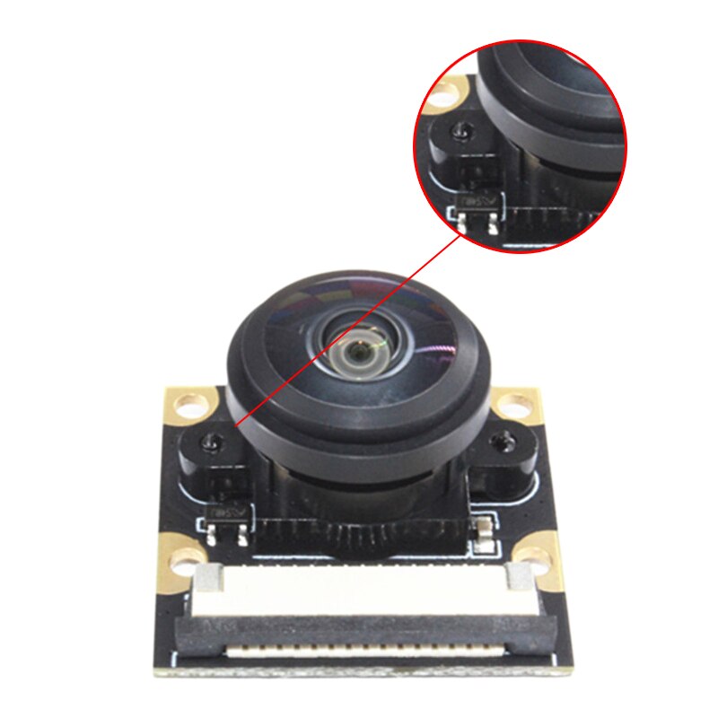8MP Camera Module IMX219 for Jetson Nano Wide Angle 200 Degree FOV 3280 x 2464 Camera with 15 cm Flexible Flat Cable