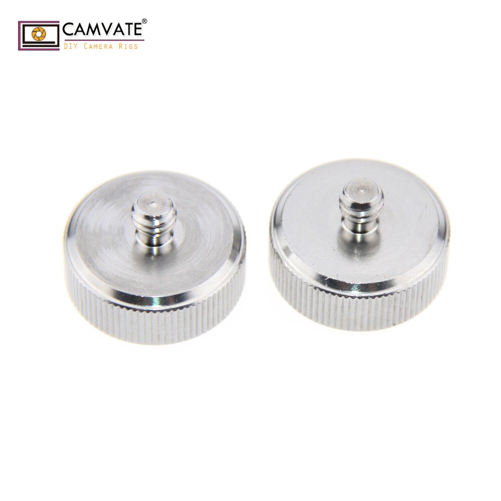 CAMVATE 2x Tripod Thread Adapter w/ 1/4" Male to 3... Grandado