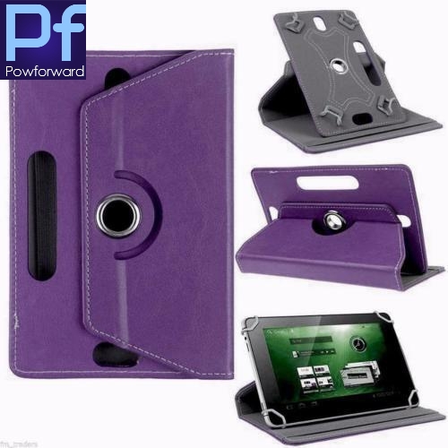 PU Leather Cover Case For Alcatel ONETOUCH ONE TOUCH Pixi 3/1T 10 8082/POP 4/A3 4G 10.1 Inch Tablet UNIVERSAL: Purple