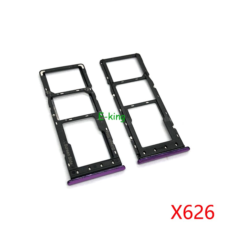 10PCS For Infinix X623 X625 X626 X650 X652 X655 X657 X606 X680 X683 Sim Card Slot Tray Holder Sim Card Reader Socket: X626 remark color