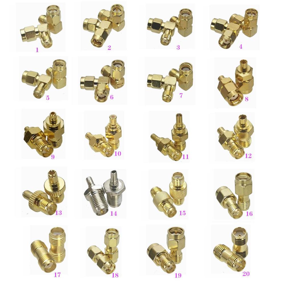 SMA/RP-SMA til MMCX/MCX/CRC9/TS9 - Koaksial Adapter