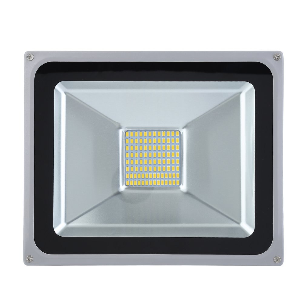 Reflector LED para paisajes al aire libre, 50W, SMD, compacto, Delgado, IP65, lámpara de seguridad impermeable, luz de repuesto Ideal