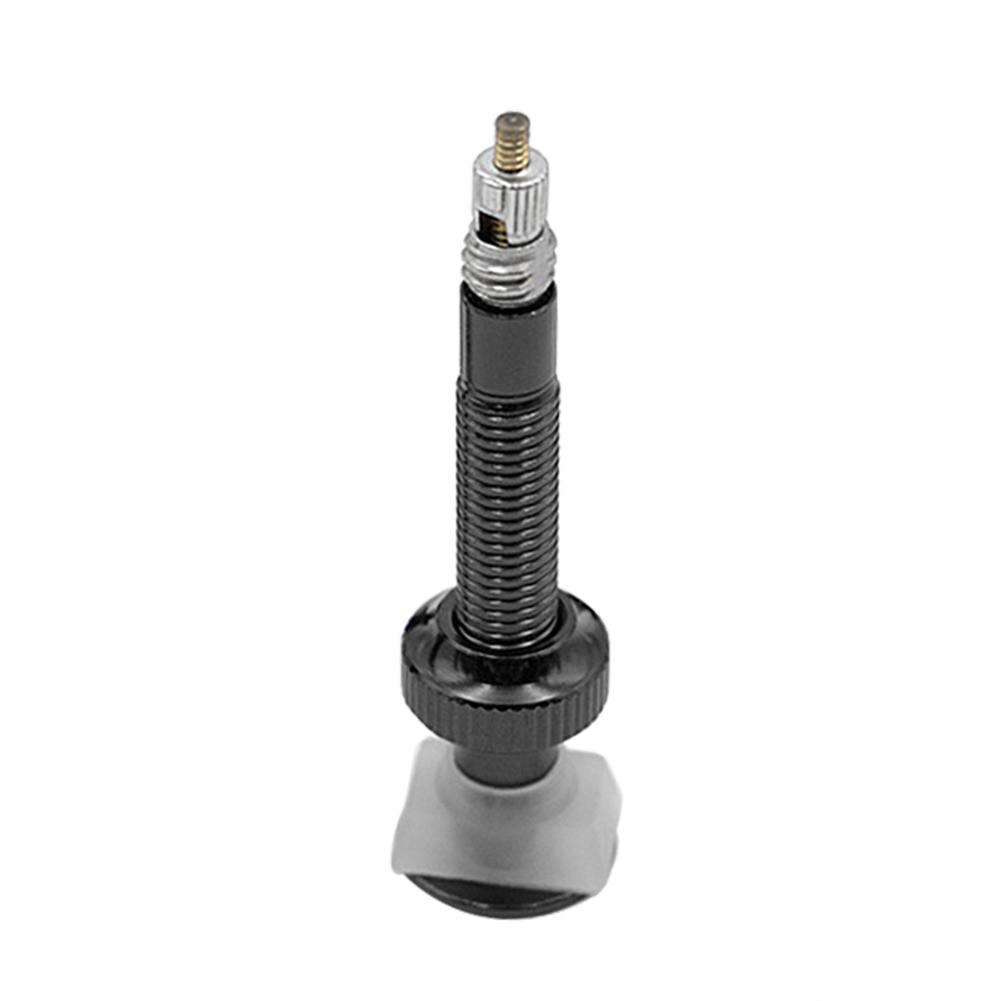 Válvula de neumático sin tubo para bicicleta de montaña, 1 unidad de 40mm, válvula Presta sin tubo, neumático sin cámara para accesorios de bicicleta: Black