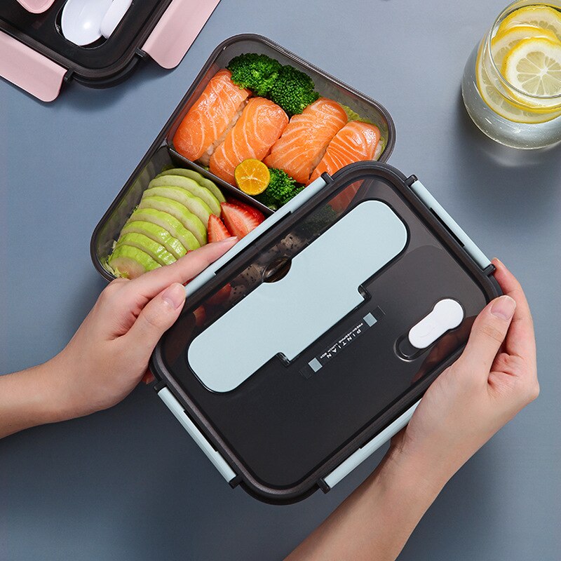 Keuken Magnetron Lunchbox Student School Multi-layer Lunchbox Servies Bento Voedsel Container Opslag Ontbijt Dozen