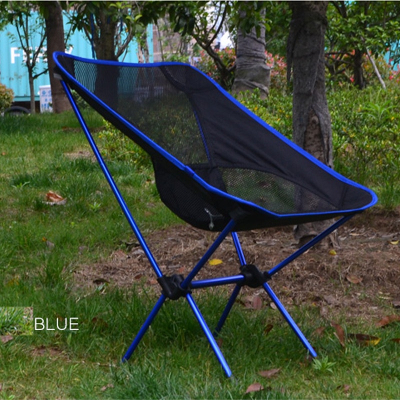 Outdoor Moon Chair 7075 Light Aluminum Camping Fishing Chair BBQ Folding Chair Beach Director Chair