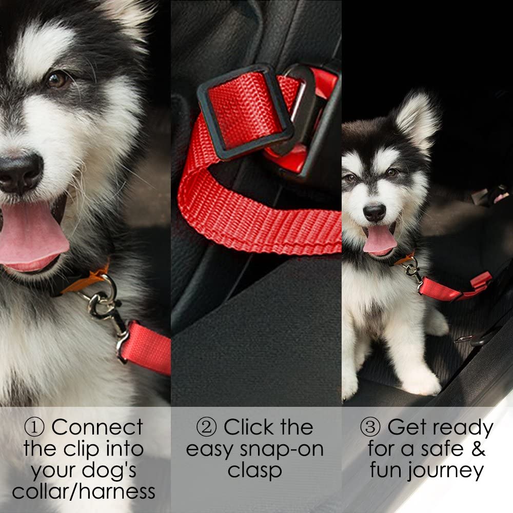 Verstelbare Hond Kat Auto Veiligheidsgordel Pet Seat Autogordel Harness Hond Lead Clip Dierbenodigdheden Veiligheid Hendel Tractie kraag