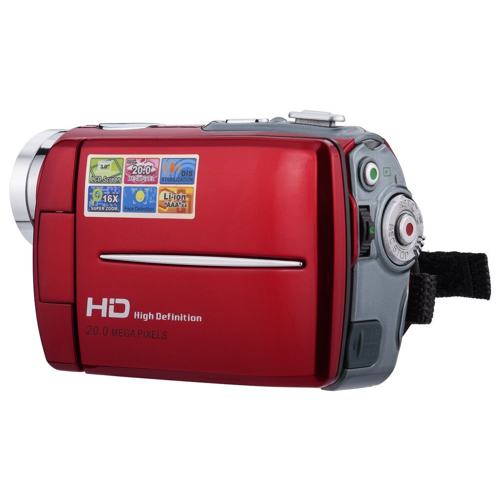 Video Camcorder HD 720P Handheld Digital Camera 16x Digital Zoom 3.0 inch 28#: B