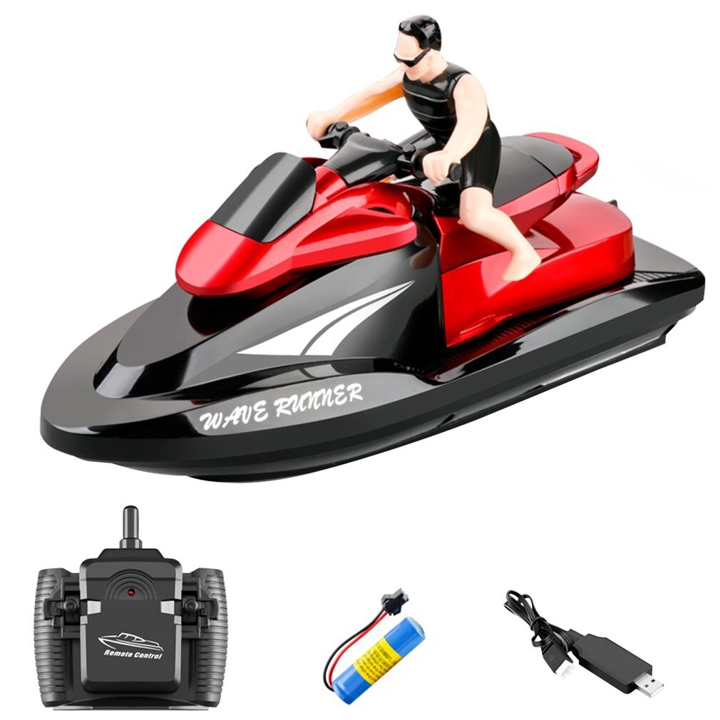 Op afstand bestuurde boot met ledverlichting, 25 km/u, RC-boot
