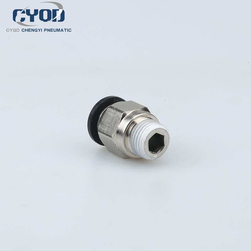 Pneumatic joint threaded straight joint pc12-04 / pc8-02 / pc10-03 / pc6-02 / pc4-01
