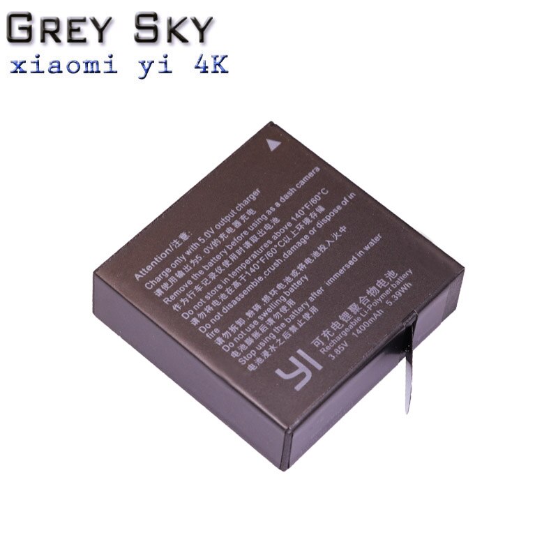 Batería de repuesto AZ16-1 para móvil, 2 uds., para Xiaomi YI 4K 4K + Yi Lite YI 360 VR Action, no para Discovery Version + cargador USB LCD