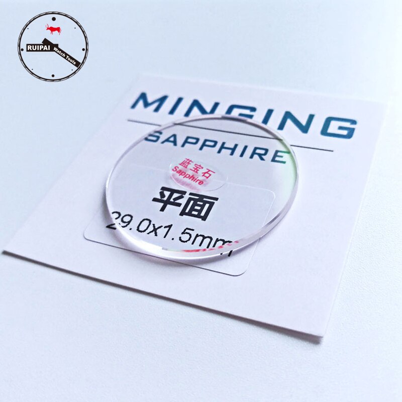 Reloj de pulsera de cristal de zafiro, cristal de zafiro antiarañazos de SW-150, 1,5mm, 20mm, 20,5mm, 21mm, 21,5mm, 22mm, 22,5mm