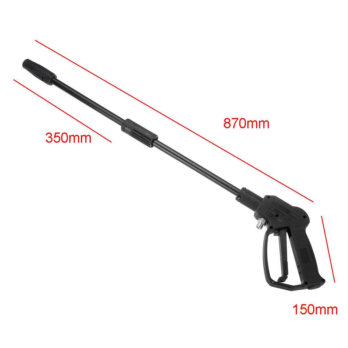 8M 59FT 5800PSI 160 Bar High Pressure Washer Hose Spray Gun Wand Lance Water Washer Pump Tube With 135Bar Lance Kit