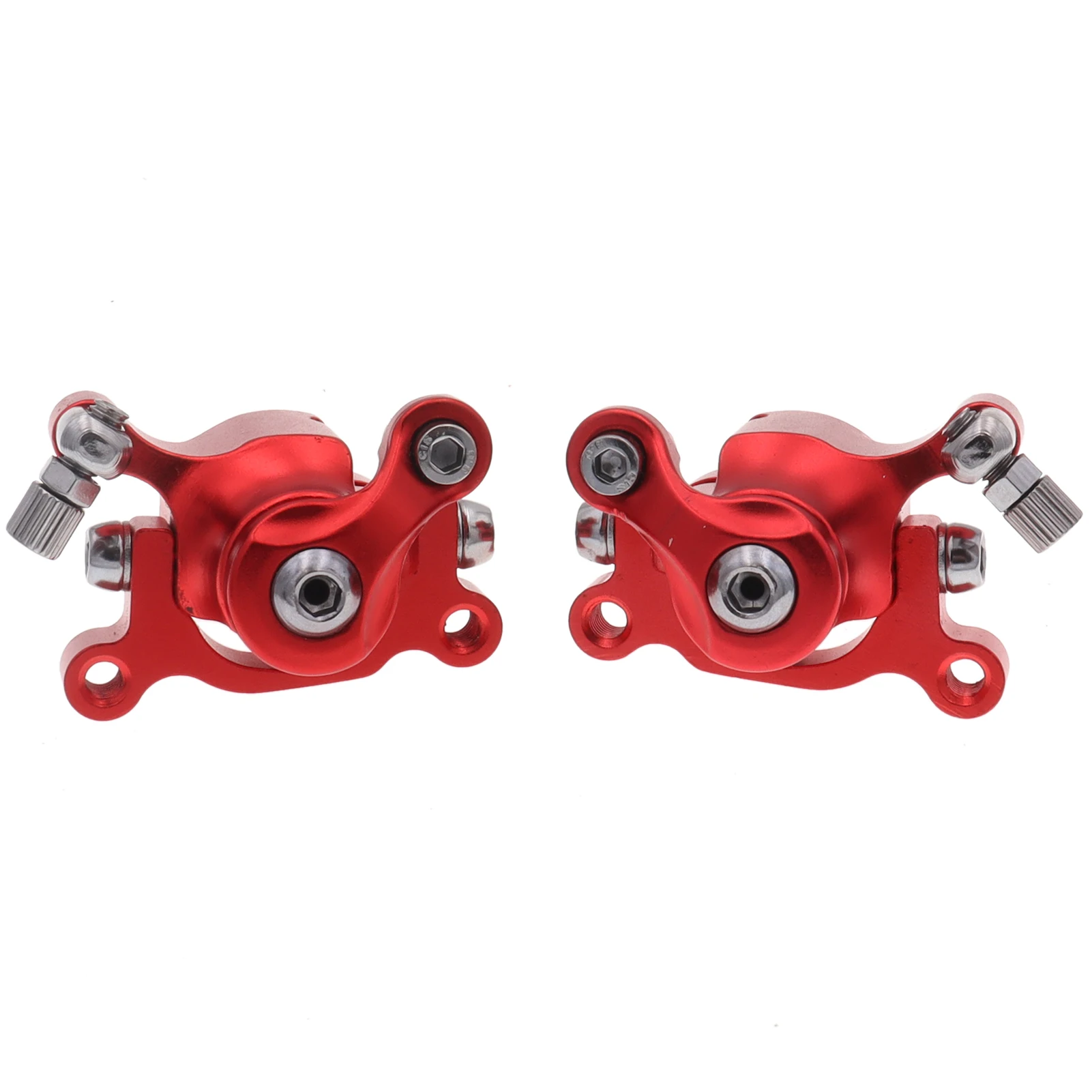 Rood Voor/Achter Disc Remklauw Voor 2 Takt 33cc 43cc 49cc Mini Moto Kids Dirt Pocket Bike Go kart Gas Scooter Atv Quad