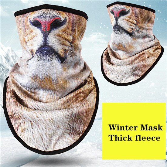 Winter Fleece Ski Scarf . Cycling Snowboard Bandana Headwear Face Cover Triangle Thicken Warm Windproof Bibs Face Mask Scarf: NO.8