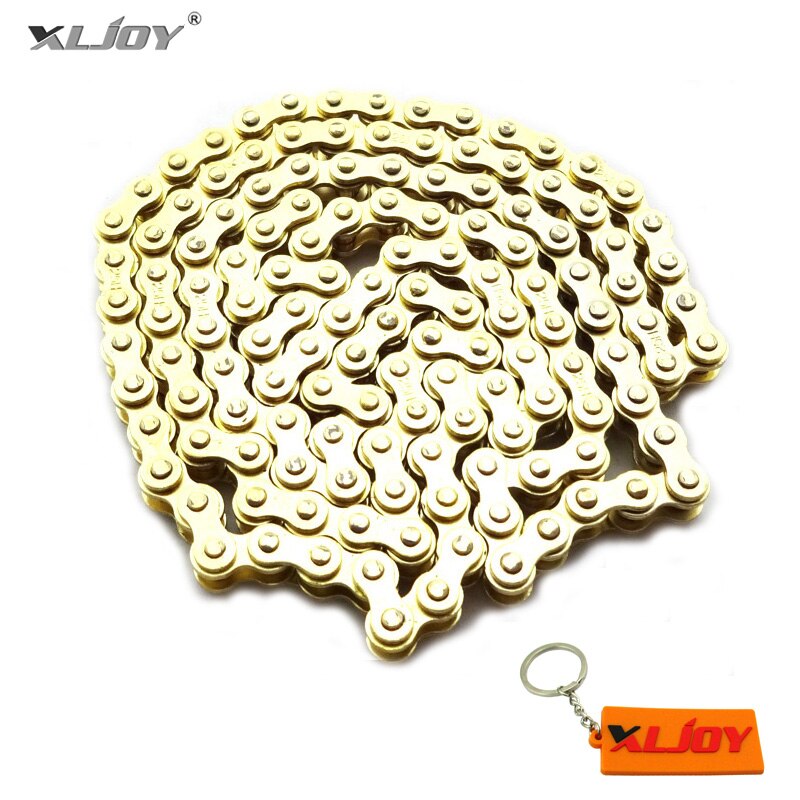 XLJOY Gold 136L 25H Chain For 47cc 49cc Mini Moto Dirt Pocket Bike Go Kart ATV Quad Motorcycle