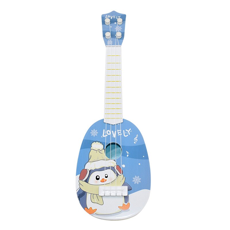 Guitar Children´s Toys Ukulele Children´s 4-String Beginner Musical Instrument Toy Educational Toy Cute Mini Guitar 4 Color: 9