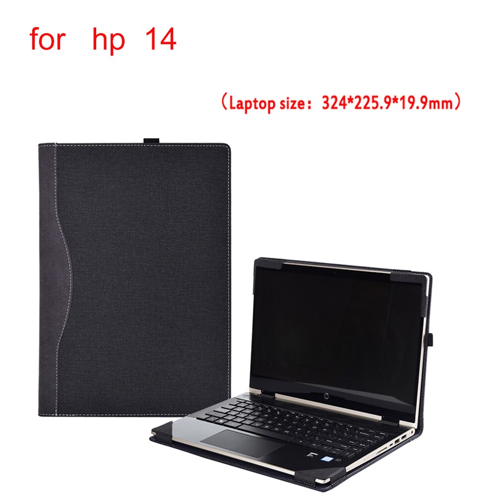 Case Voor Hp Pavilion X360 Convertible 14 Laptop Sleeve Voor 14-ce 14S-CR0000 Afneembare Notebook Cover Bag Beschermende Huid: for 14-ce series