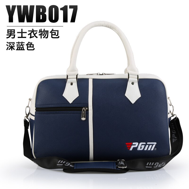 Golf Kleding Zak Pgm Mannen En Vrouwen Pu Bal Zak Cross Body Schoudertas Grote Capaciteit Ultra Licht en Draagbare: Ywb017 dark blue