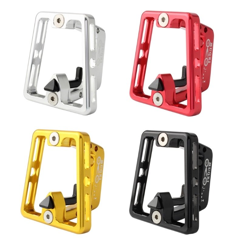 Aluminium Fiets Voordrager Blok Tas Beugel Rack Houder Voor Brompton Opvouwbare Fietsen Bike