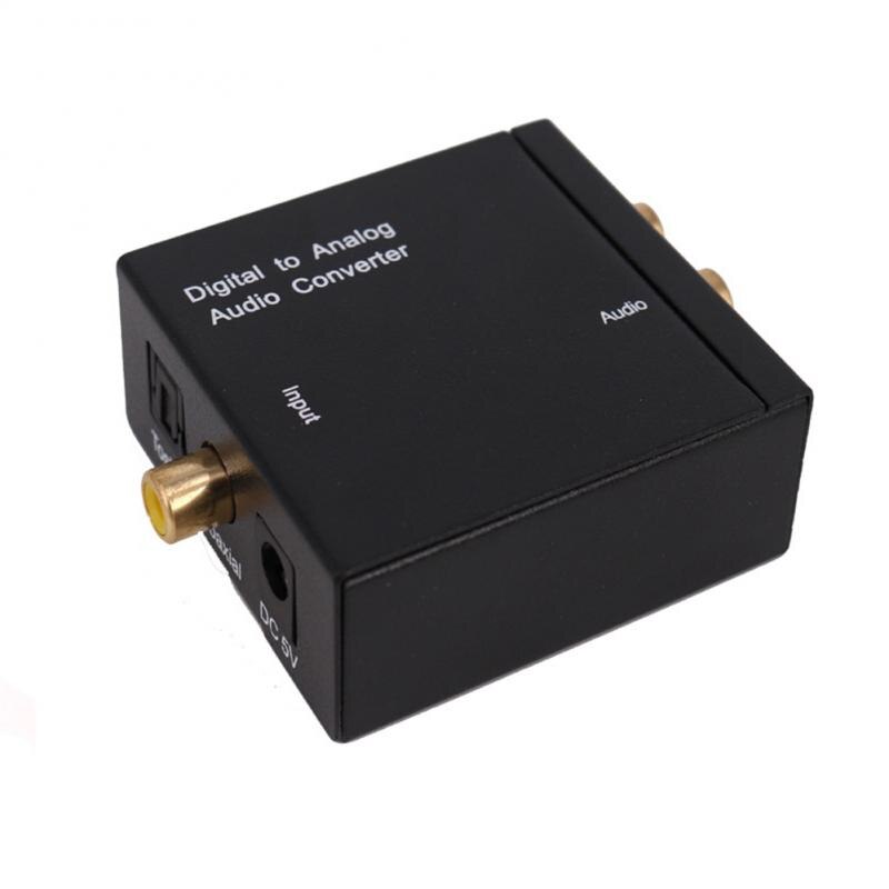 Digitale Fiber 3.5Mm Converter Turn Analoge Audio Converter Optical Coax Toslink Digitaal Naar Analoog Converter Rca L/R stereo Audio