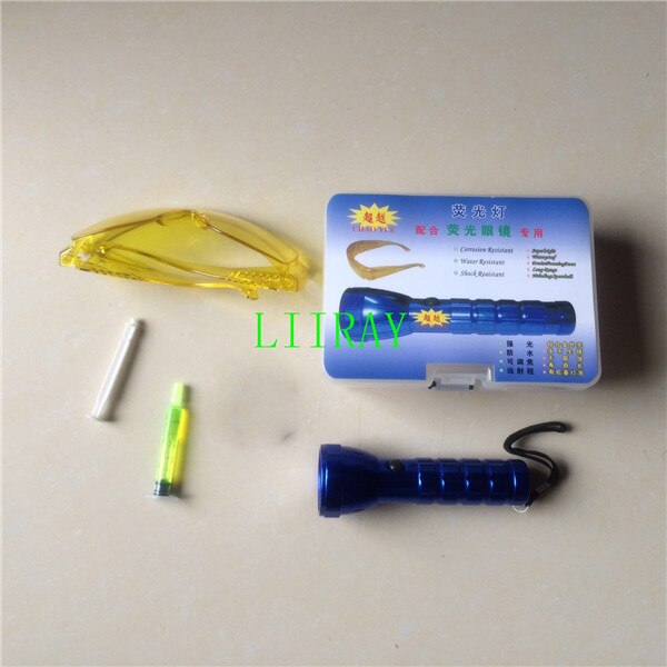 auto car air conditioner repair tool fluoroscopic leak test,ac flashlight leak detector