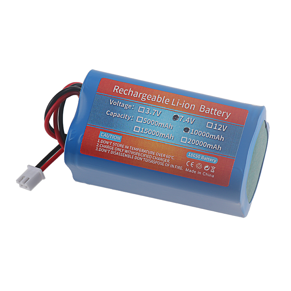 3.7v 7.4v 11.1v 12v 18650 10000 mah med kablar litiumjonbatteri med kretskort för bluetooth-högtalare med solcellsstrålkastare: Silver-