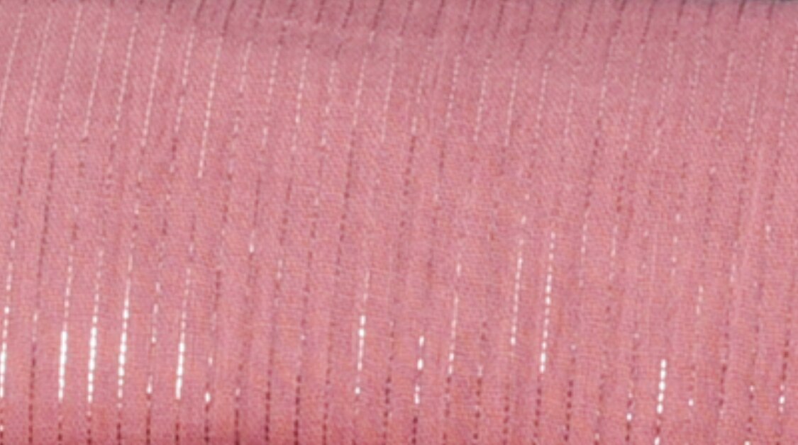 Dubbele Katoen Gaas Mousseline Lurex Folie Stof Diy Dubbele Gaas Stof Baby 100% Katoenen Mousseline: 50cm / Old pink