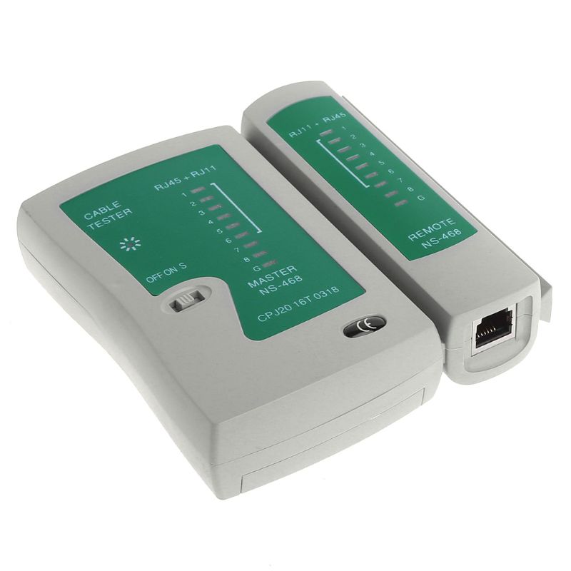 Test di rete professionale RJ45 RJ11 CAT5 UTP LAN Cable Network Tester Tool