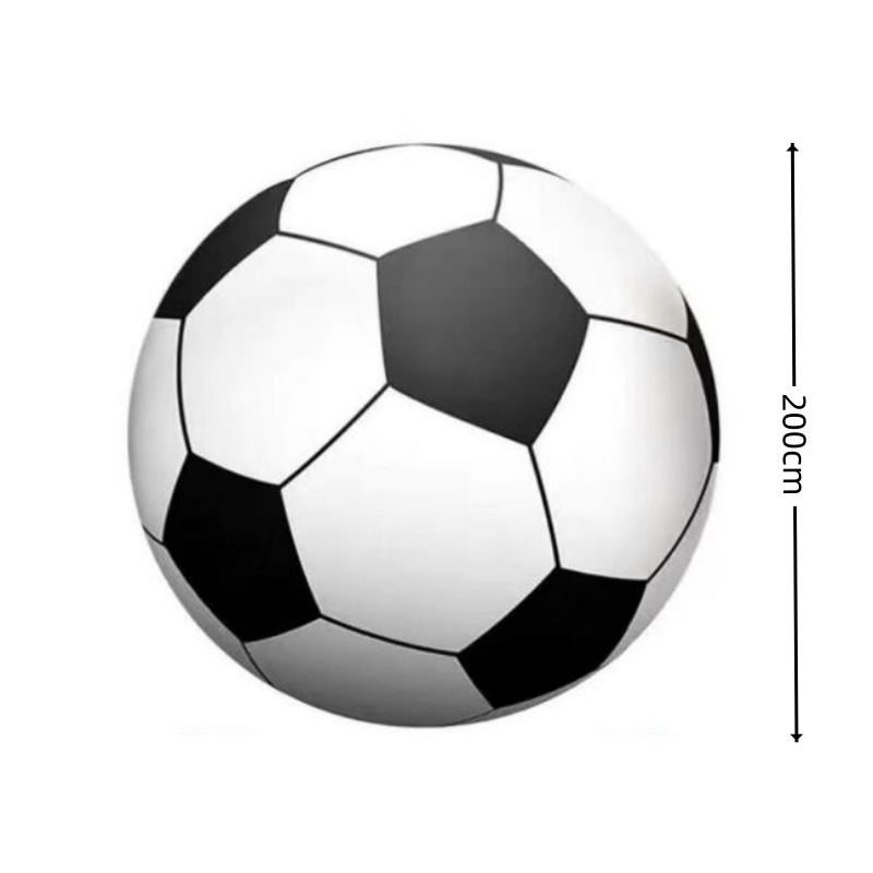 Giant PVC Lawn Ball Outdoor Games Inflatable Toys Grass Soccer Football School Fun Toys Ginat Ball Thickened PVC Beach Ball: Light Grey