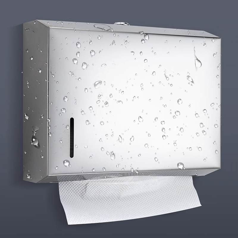 Metalen Wand Tissue Houder Badkamer Tissue Box Handdoek Dispenser Waterdichte Keuken Toiletpapier Opslag Goud Roestvrij Staal Cadeau