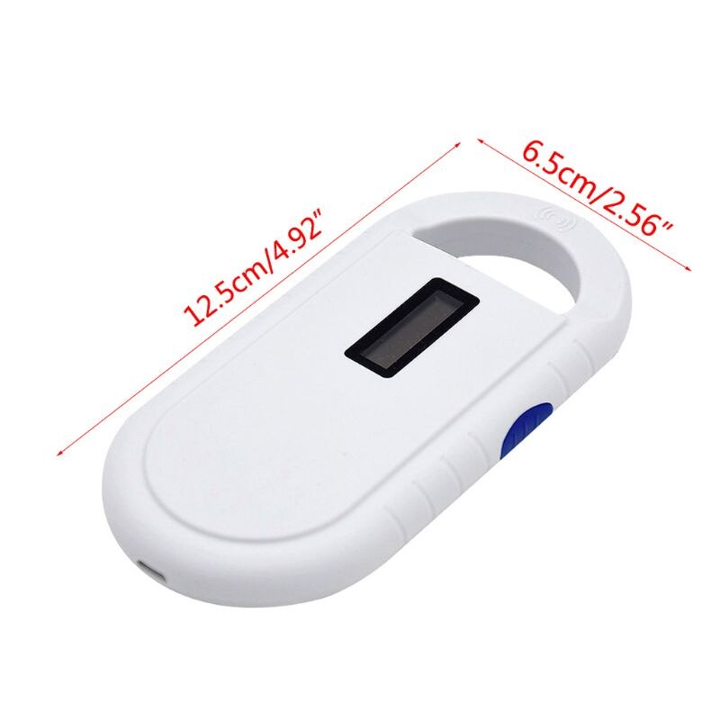 Pet Certificate Handheld Card Reader ID Chip Scanner Animal Identity Tag Readers