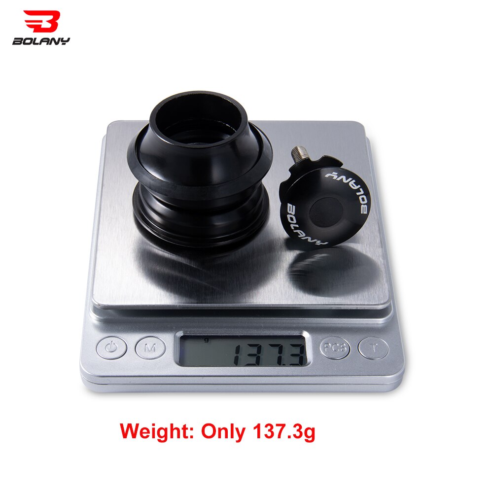 BOLANY-auriculares de tubo recto para bicicleta de montaña y carretera, accesorios para ciclismo, horquilla semicartucho, 44mm, 1-1/8 ", 28,6mm