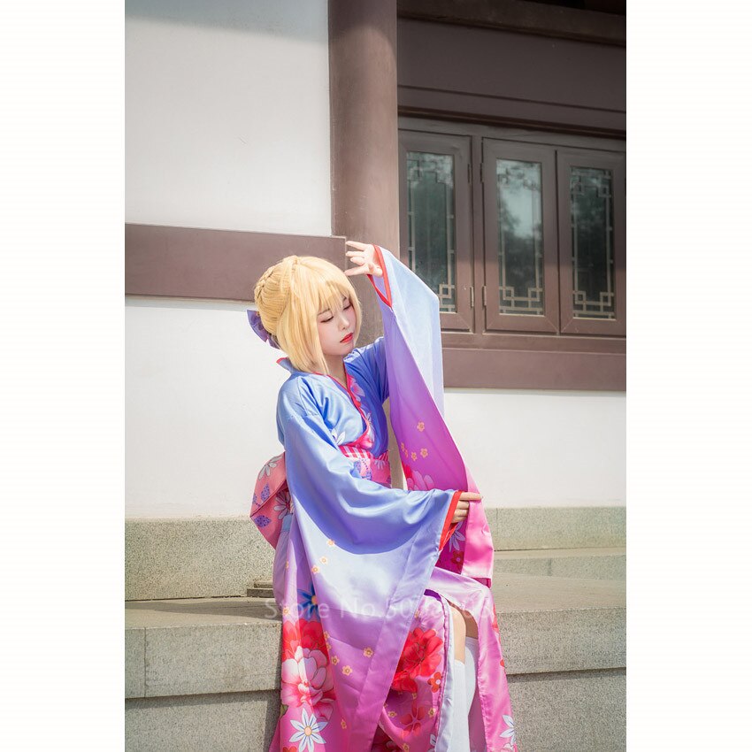 Kimono tradicional japonés Yukata con Obi, vestido de noche Vintage para mujer, Kimono de Geisha Vintage, disfraz para espectáculo en escena, Cosplay