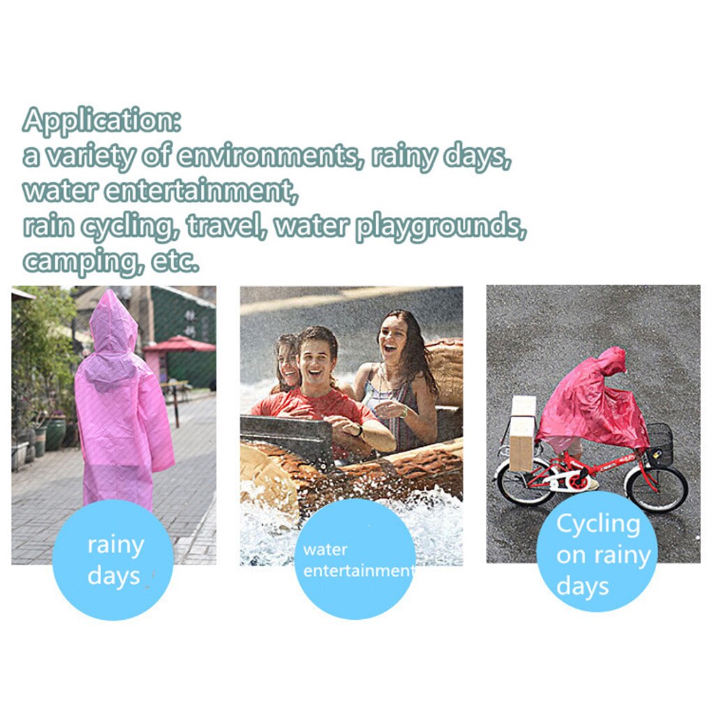 Chubasquero para motocicleta eléctrica, EVA, no desechable, ropa de lluvia, capa ligera para hombre y mujer