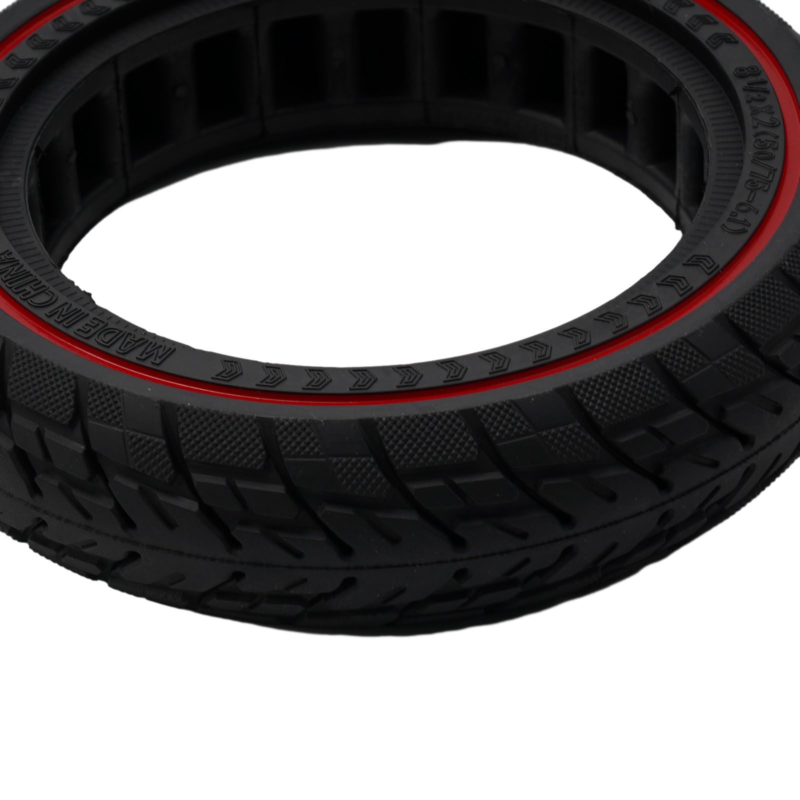 Sähköpotkulauta umpirengaspyörä malli 50/75-6.1 osaa korvaava tiet kumi tubeless paino 720g 8.5 tuumaa