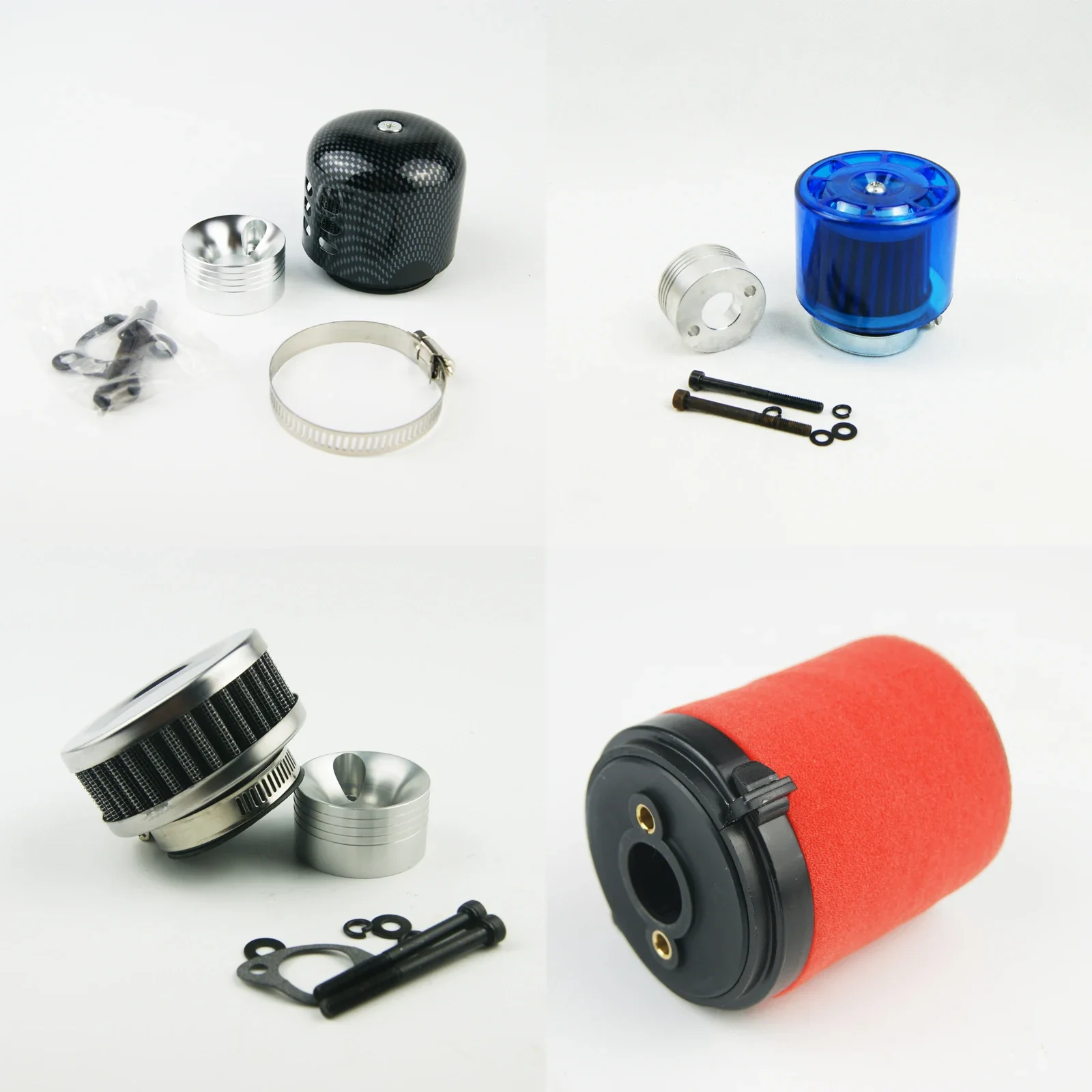 Filtro de aire compatible con motores HPI Baja 5B 5T Losi DBXL Rovan Rofun KM 1/5 Buggy Truck Zenoah CY 29 30,5 cc