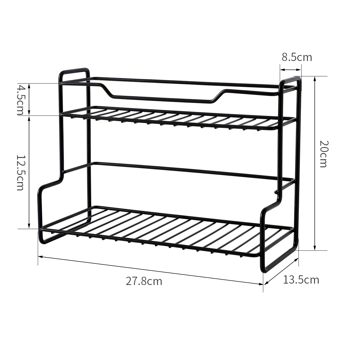 Kitchen Countertop Storage Rack Spice Shelf Versat... – Vicedeal