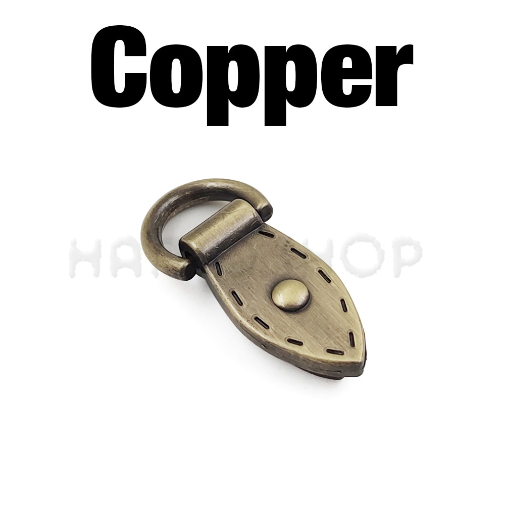 2 Stuks Metalen Bladvorm D-Ring Connector Anker Gespen Met Schroeven Hanger Haken Tassen Riemen Riem Leer ambachtelijke Diy Accessoires: 4# / Antique Zinc