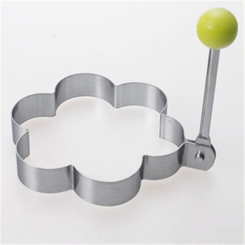 1 Pc oeuf Shaper à la coeur étoile en acier inoxydable oeuf moule cuisine Gadget outils de cuisson: Flower